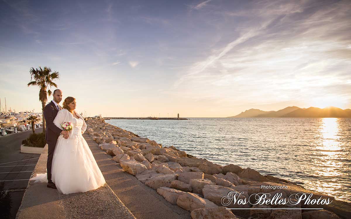Photographe de mariage Cannes, tarifs photos de couple mariage Cannes et en Alpes-Maritimes