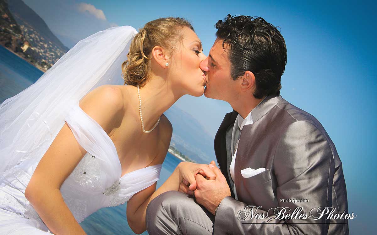 Bon plan séance photo couple de mariage Antibes, photographe mariage Antibes 06