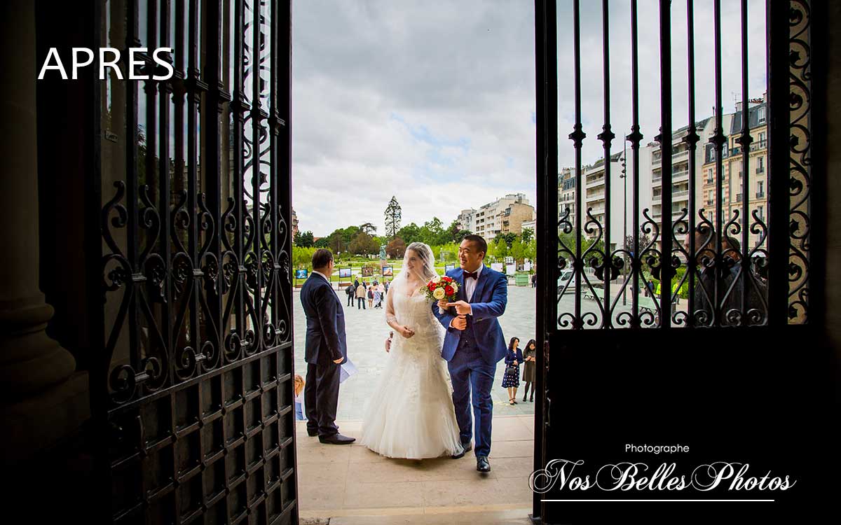 Retouche photo mariage