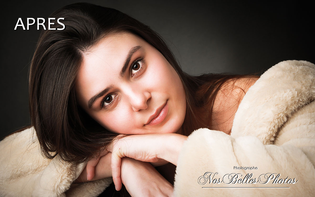 Retouche photo portrait